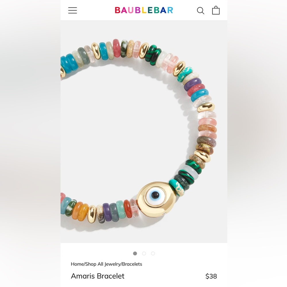 Bauble bar bracelet NWT